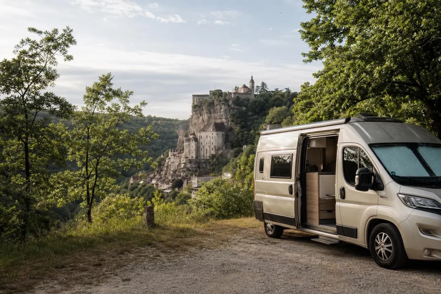 Lot, Quercy et vallée de la Dordogne en van aménagé au départ de toulouse